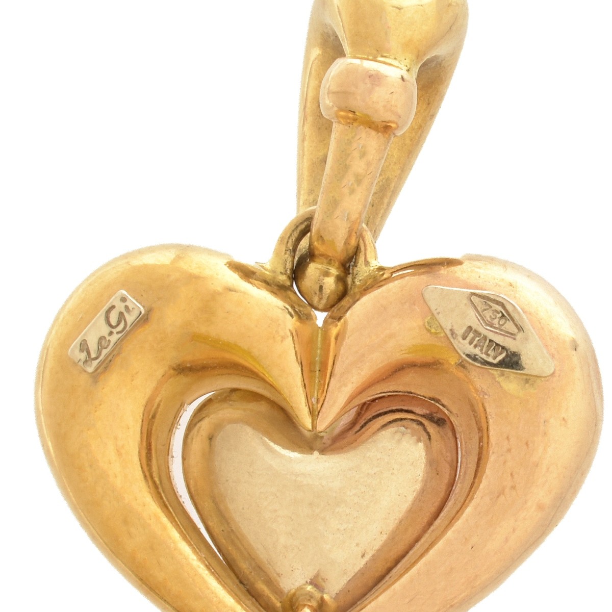 18K Heart Pendant