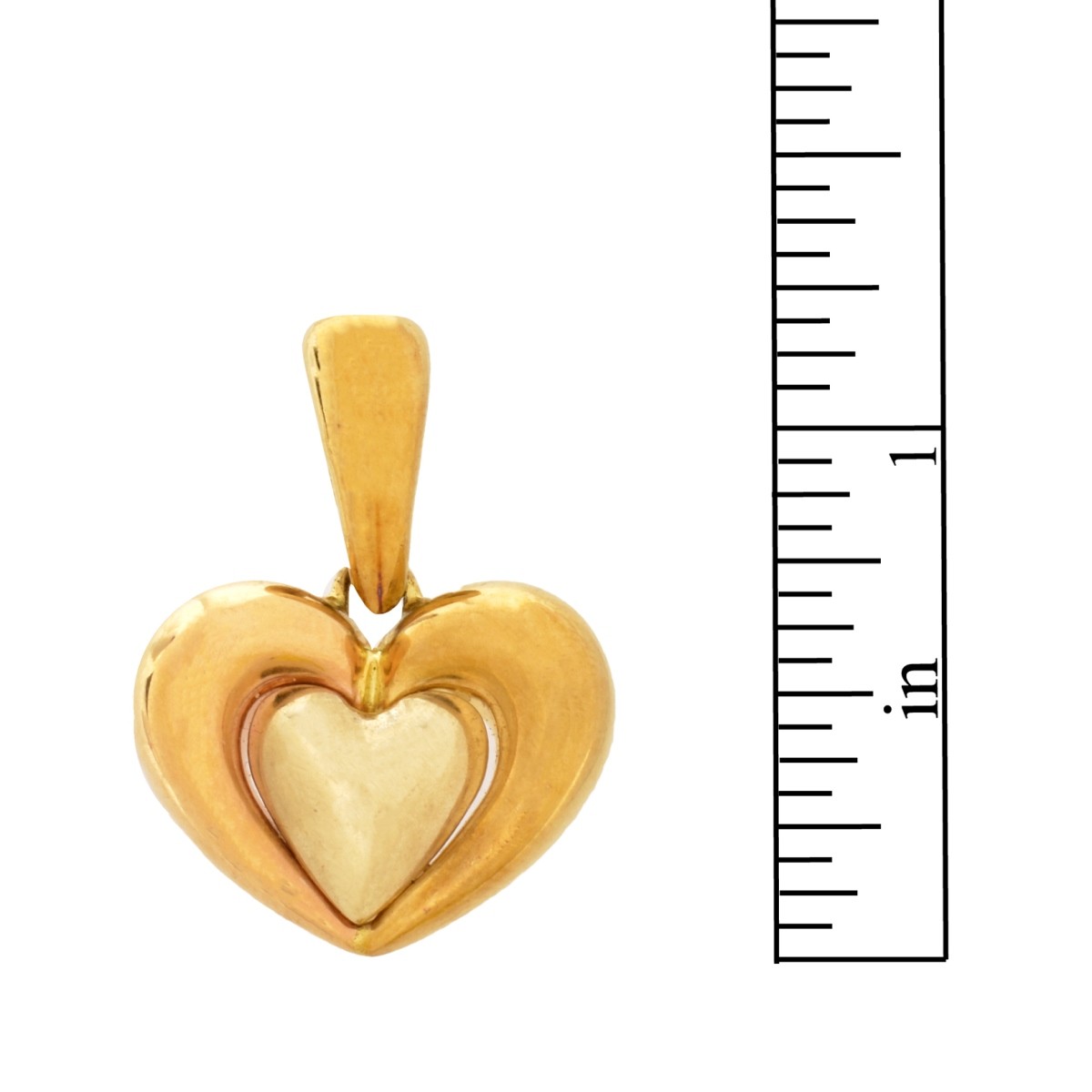 18K Heart Pendant