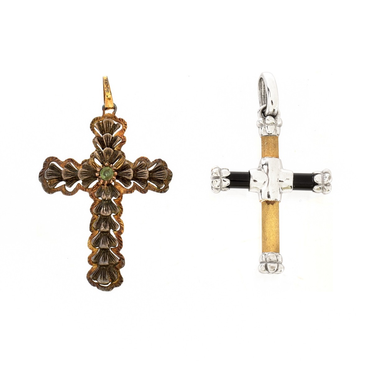 Two Cross Pendants