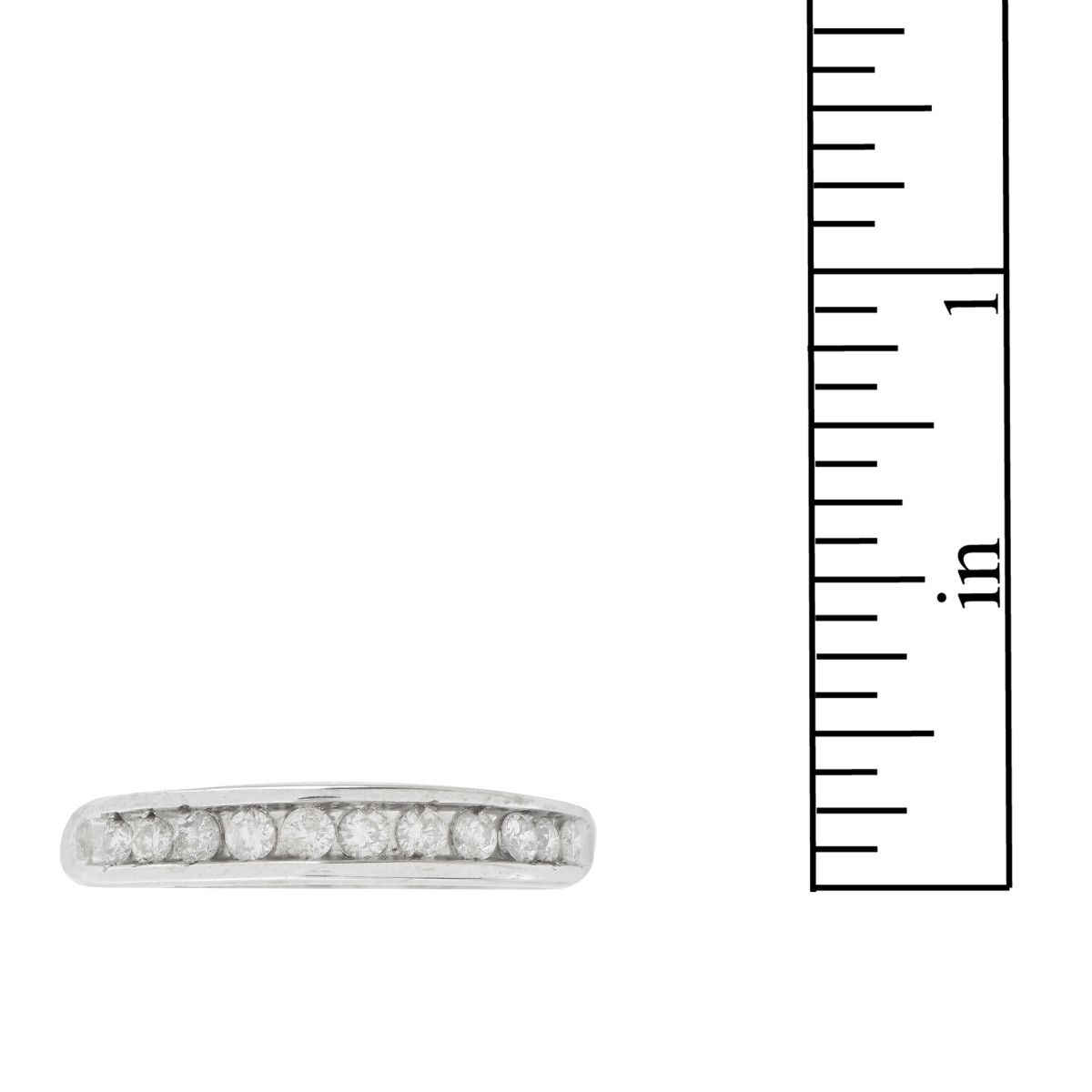 Diamond and 10K Ring