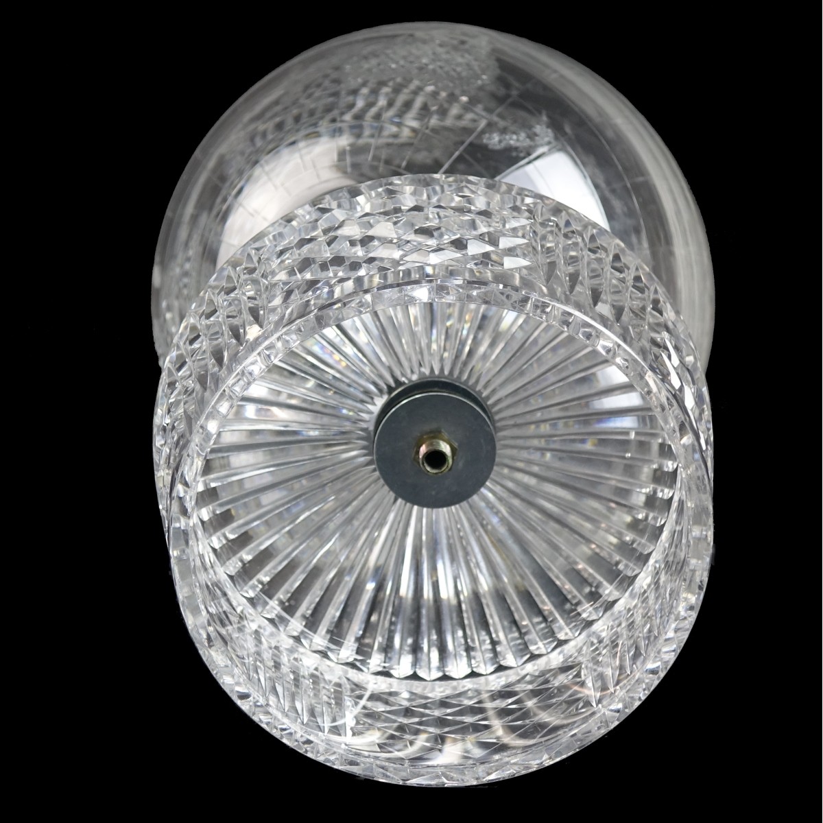 Large Waterford Cut Crystal World Globe