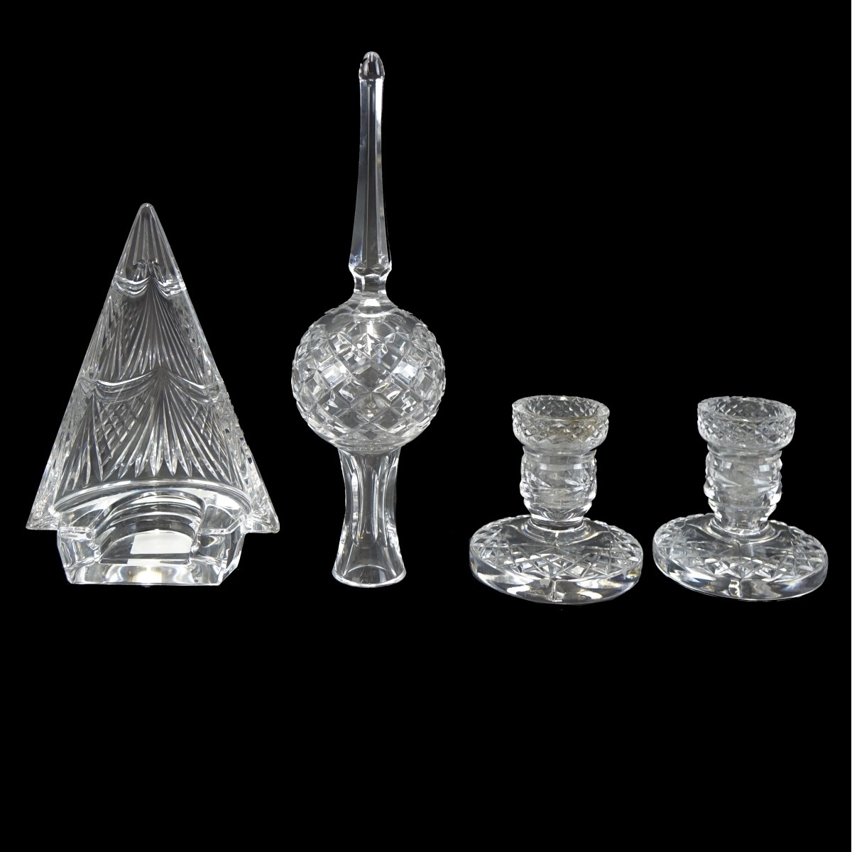 Four (4) Vintage Waterford Crystal Tableware