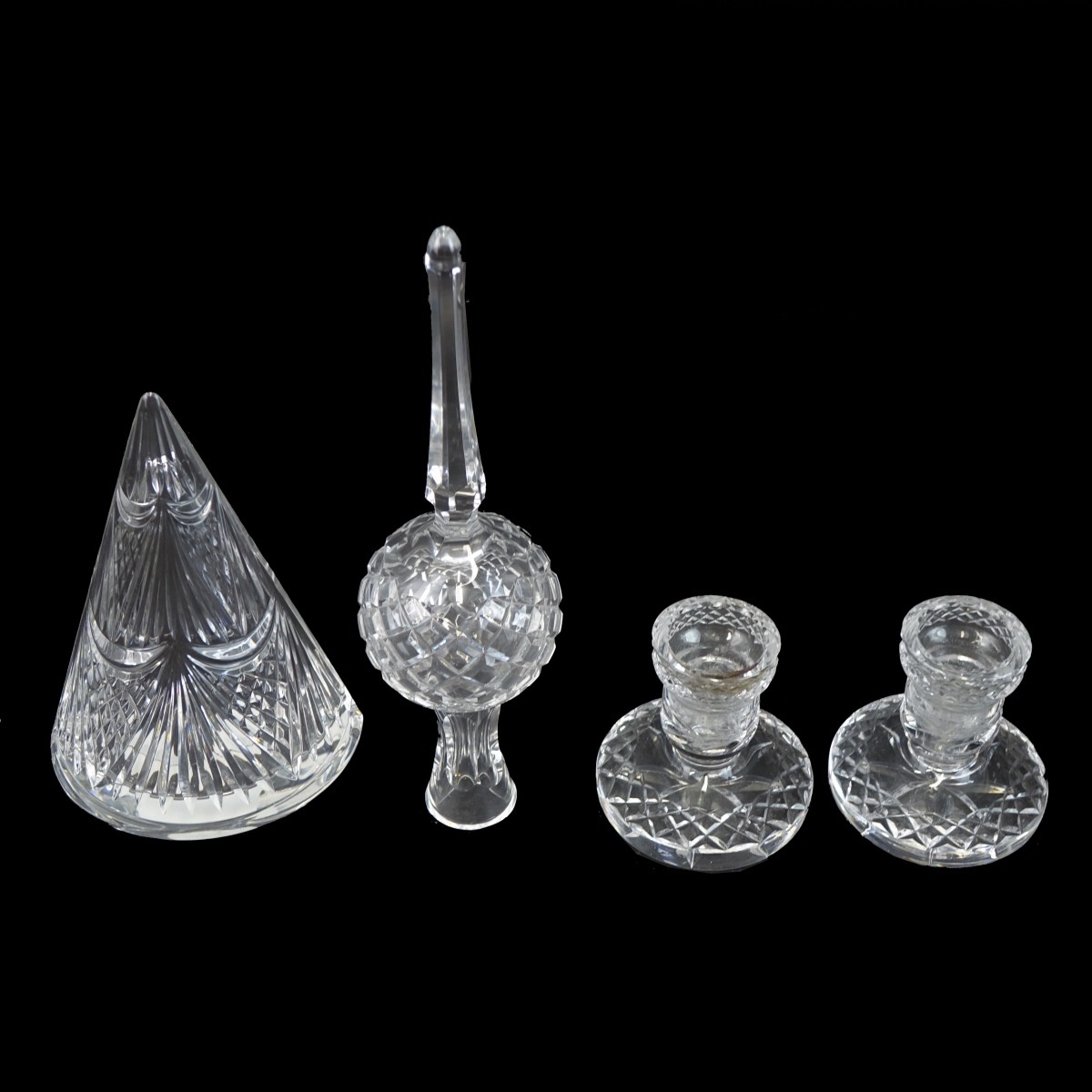 Four (4) Vintage Waterford Crystal Tableware