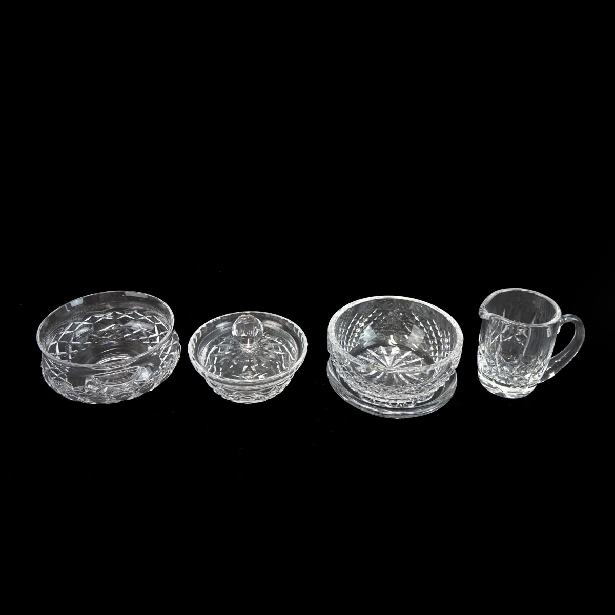 Five (5) Vintage Cut Crystal Tableware