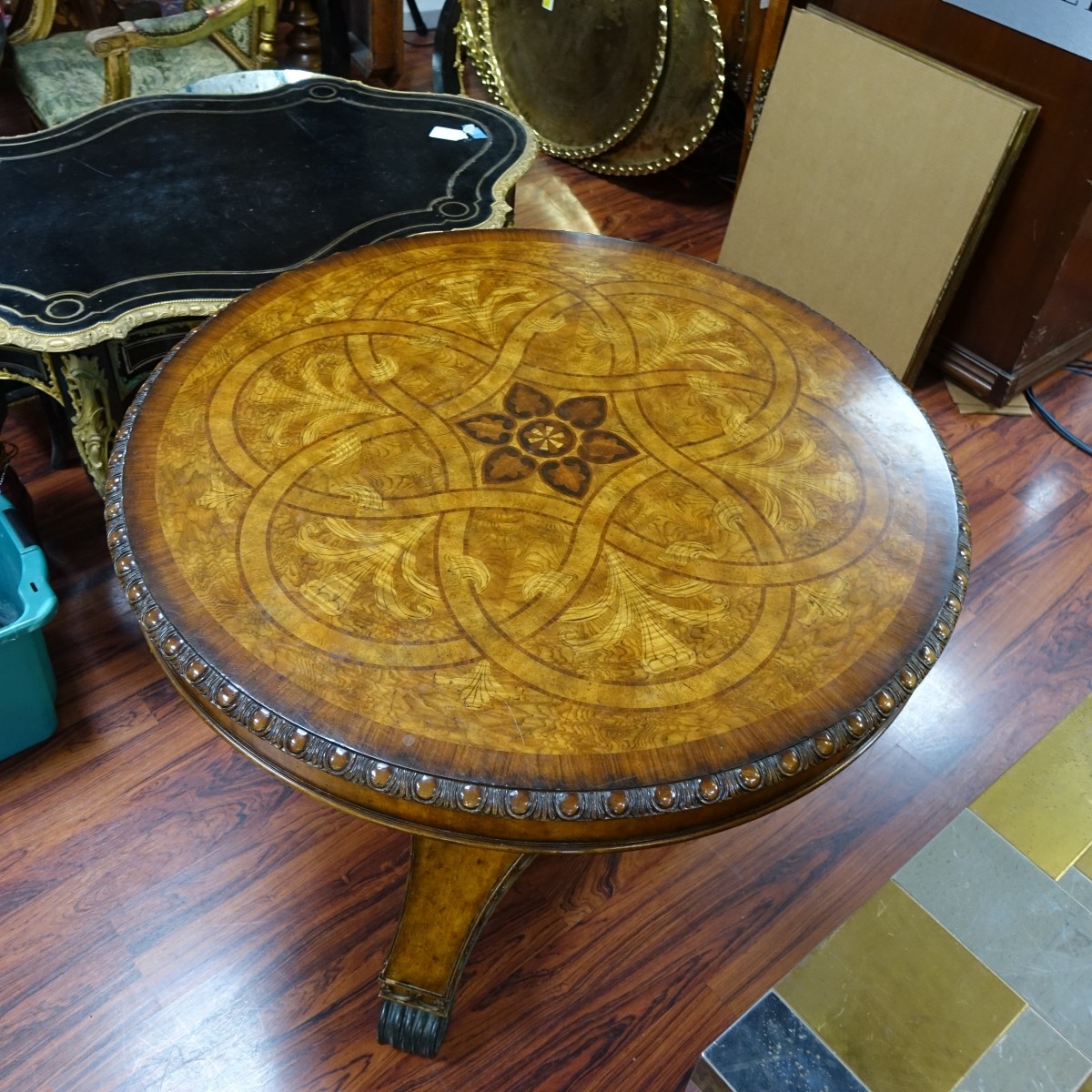 Maitland & Smith Hand Carved Center Table