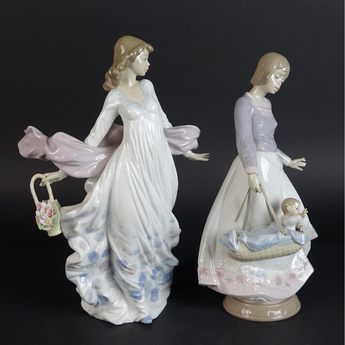 Two (2) Lladro Porcelain Figurines