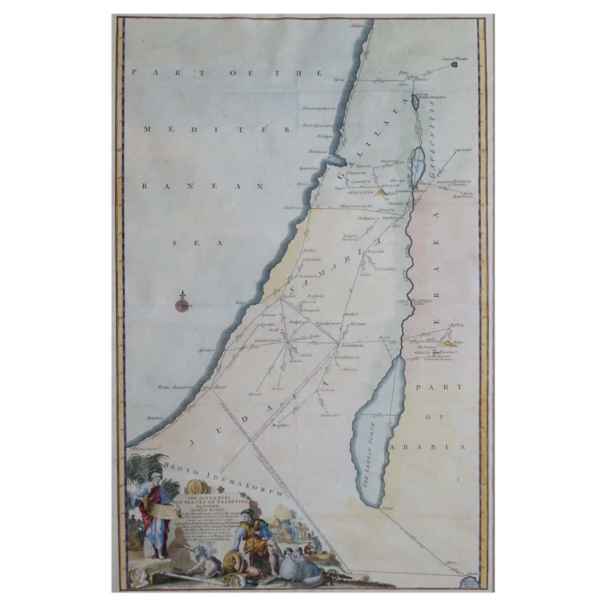 18th C. Hand Colored Engraving