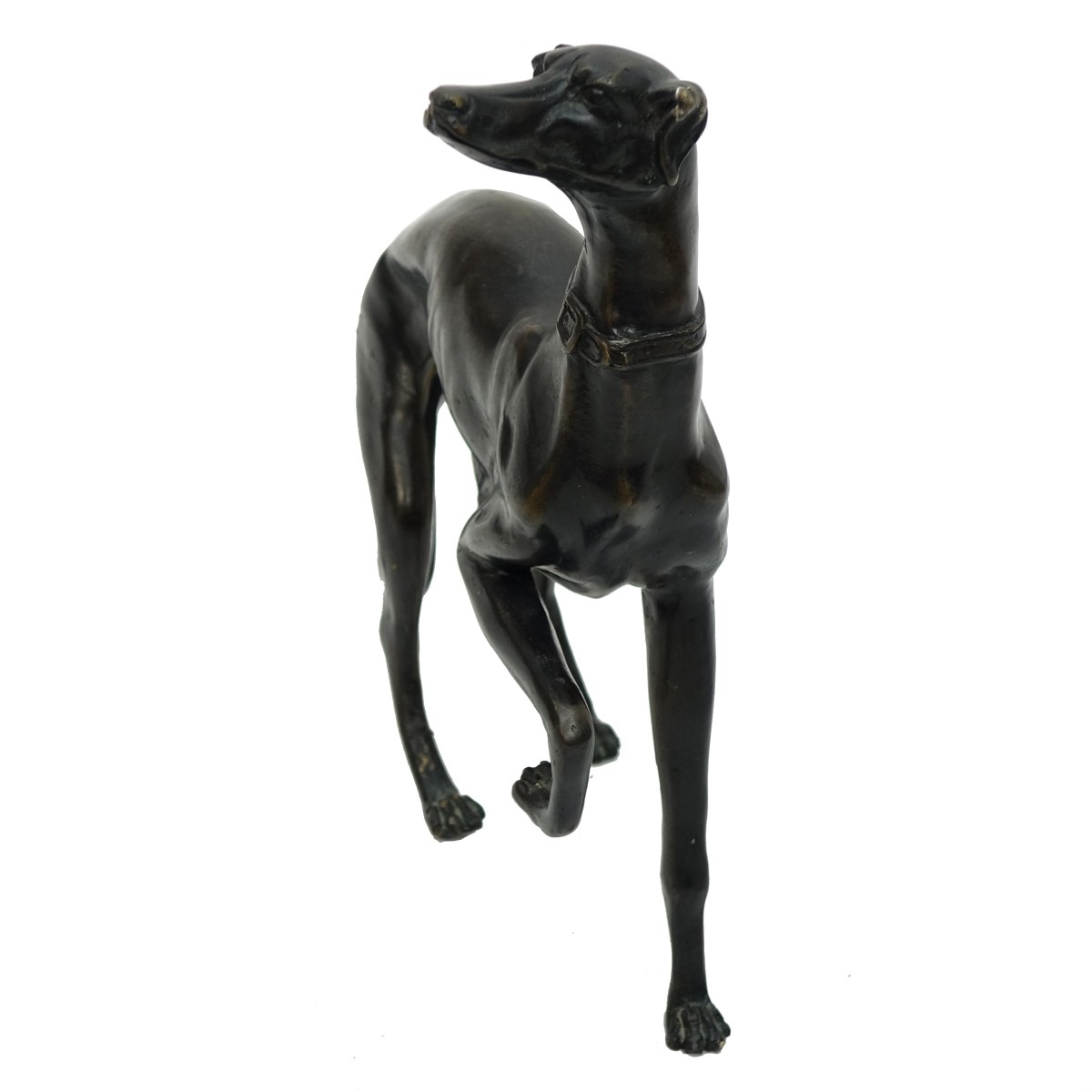 Modern Bronze Model of a Greyhound