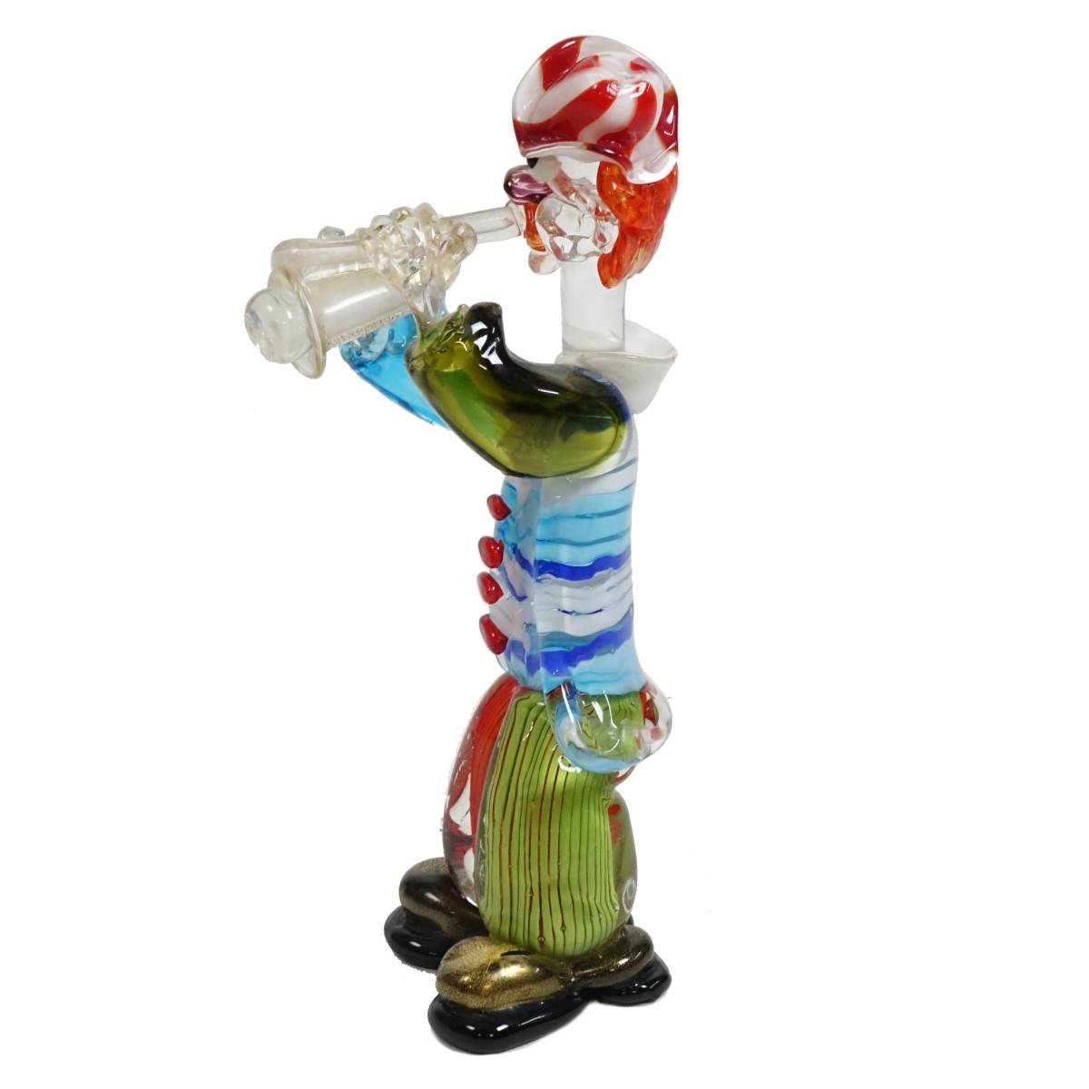 Mid Century Murano Art Glass Clown Figurine