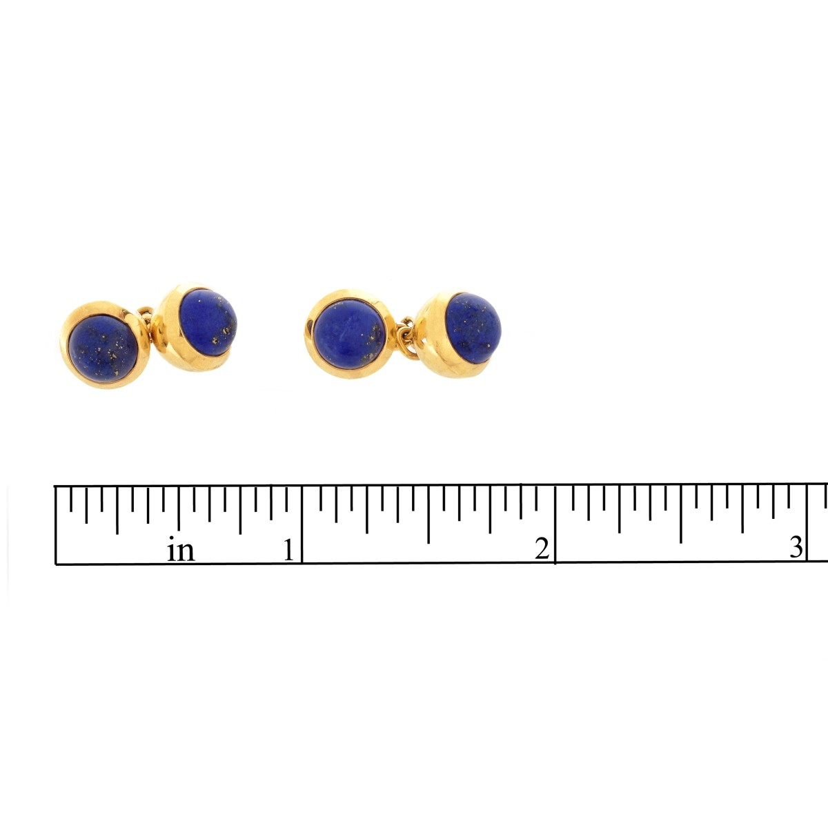 Cartier Lapis Lazuli and 18K Cufflinks