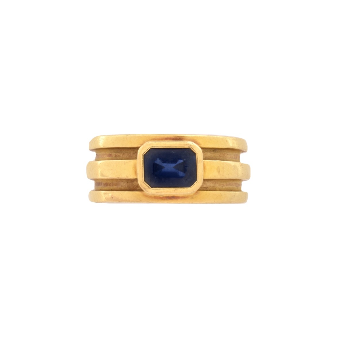 Tiffany & Co Sapphire and 18K Ring