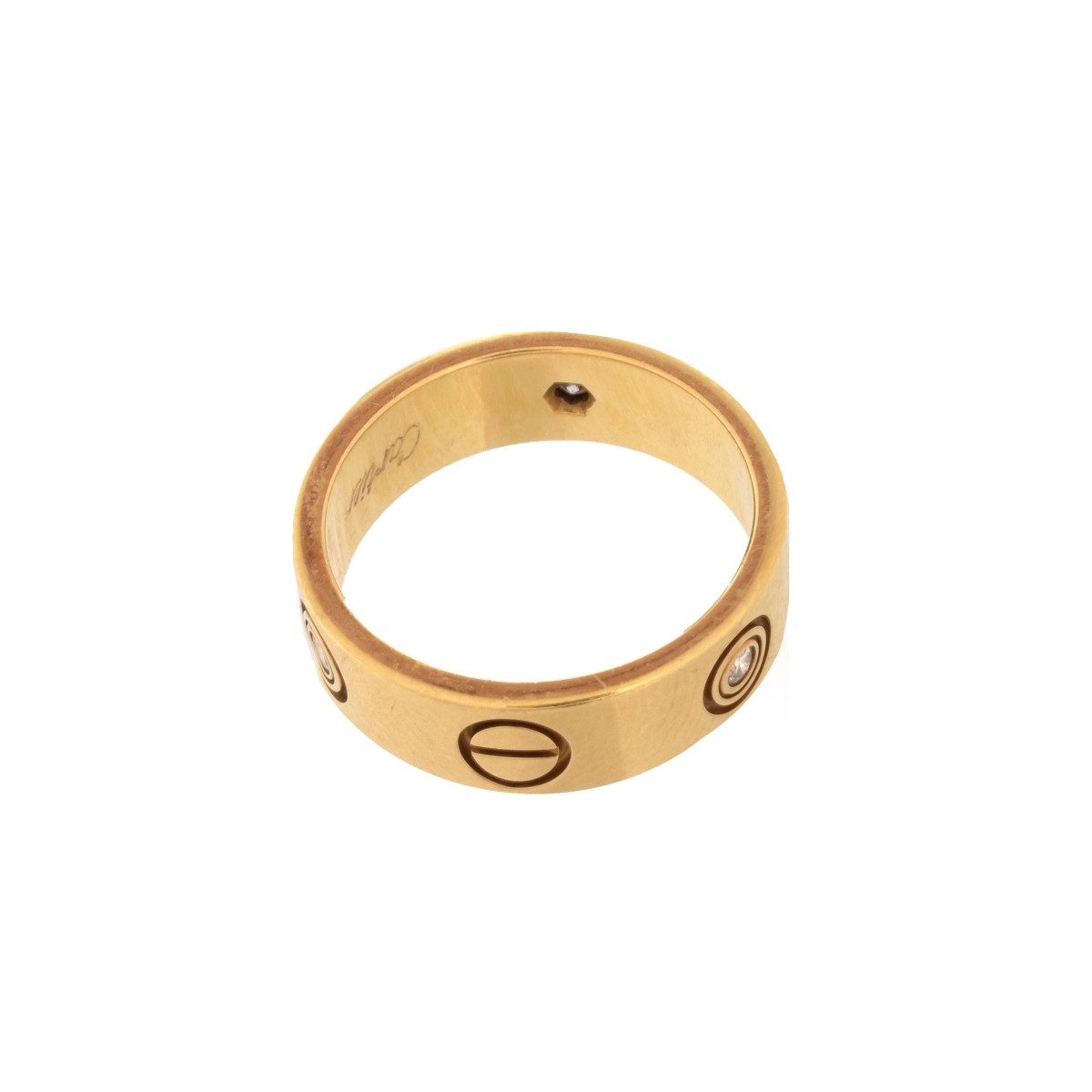 Cartier Diamond and 18K Love Ring