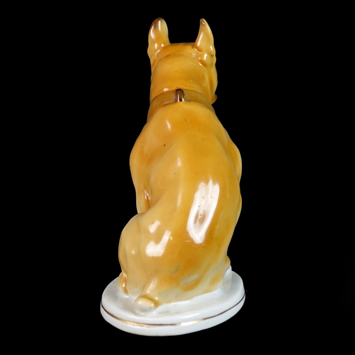 Imperial Porcelain Factory Dog Figurine