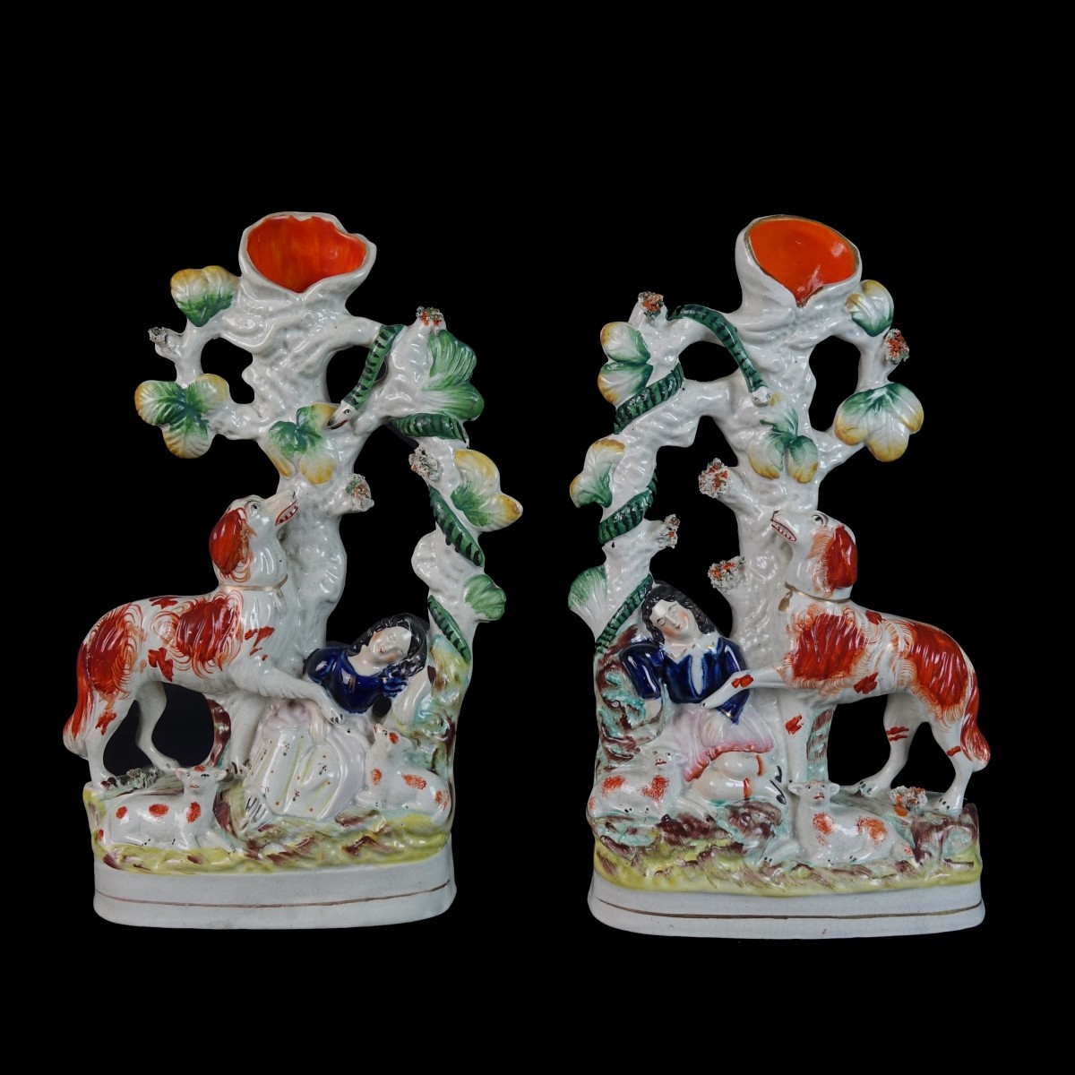 Pair of Staffordshire Group