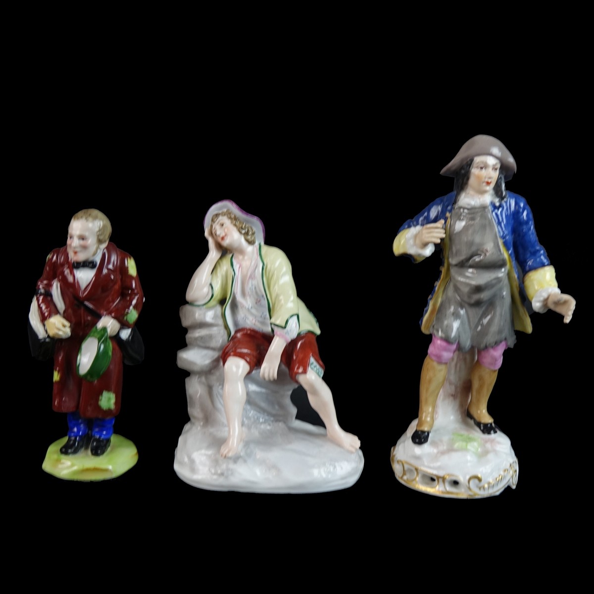 Three (3) Vintage Porcelain Figurines