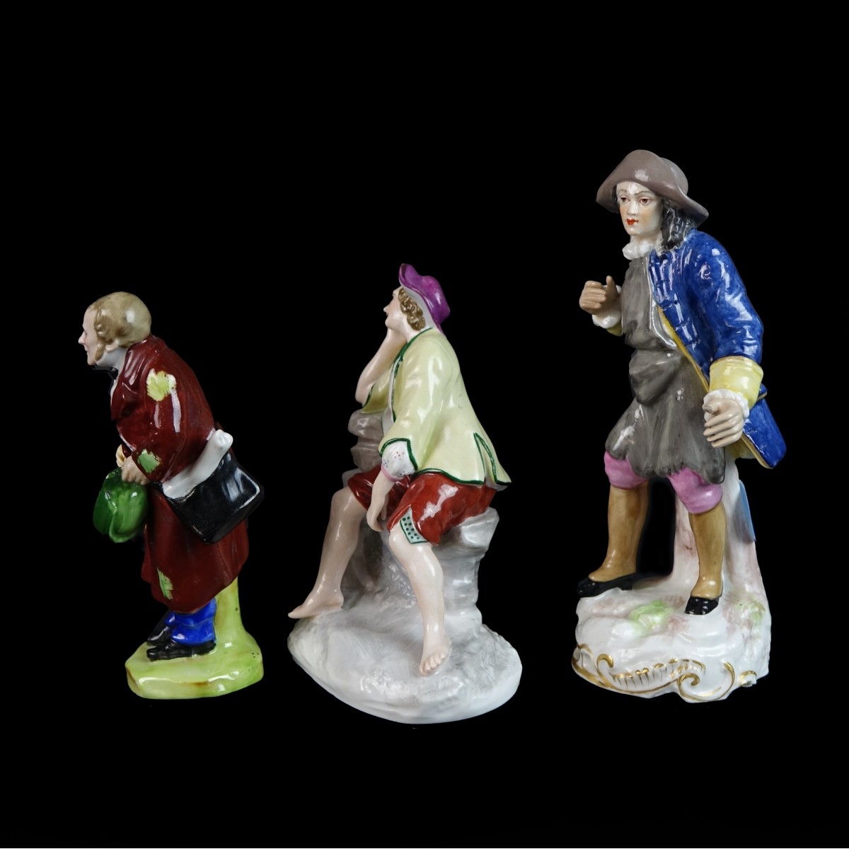 Three (3) Vintage Porcelain Figurines