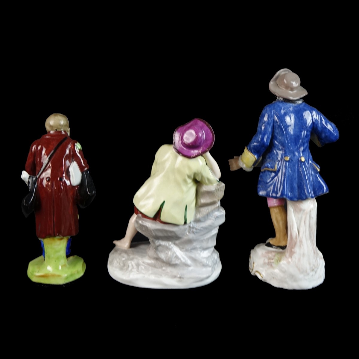 Three (3) Vintage Porcelain Figurines