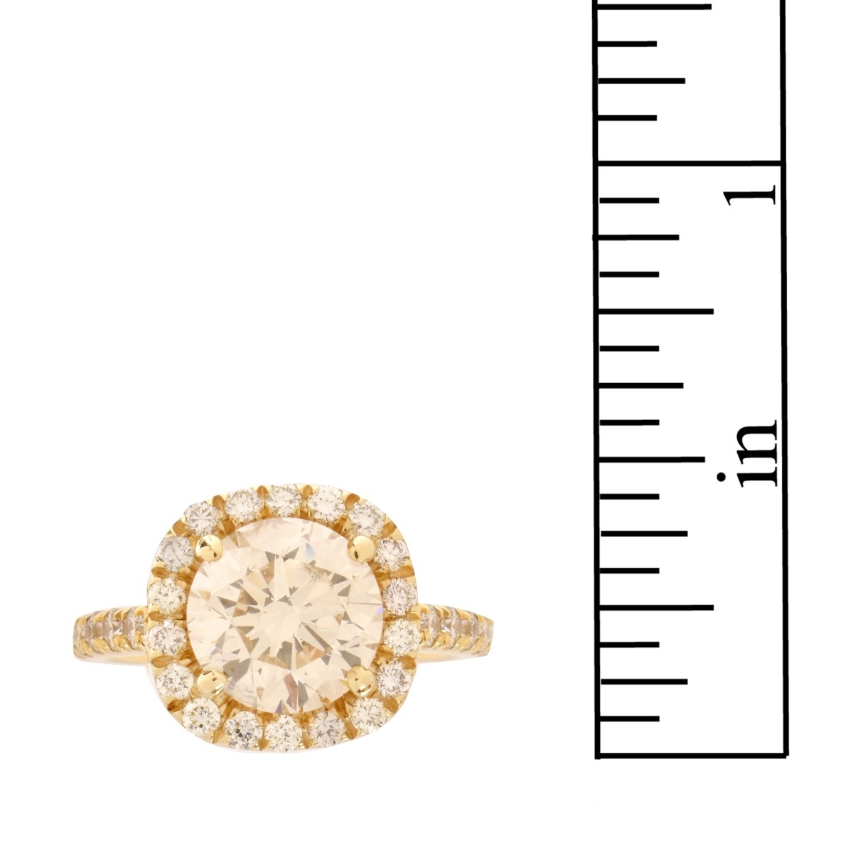 AIG Diamond and 14K Engagement Ring