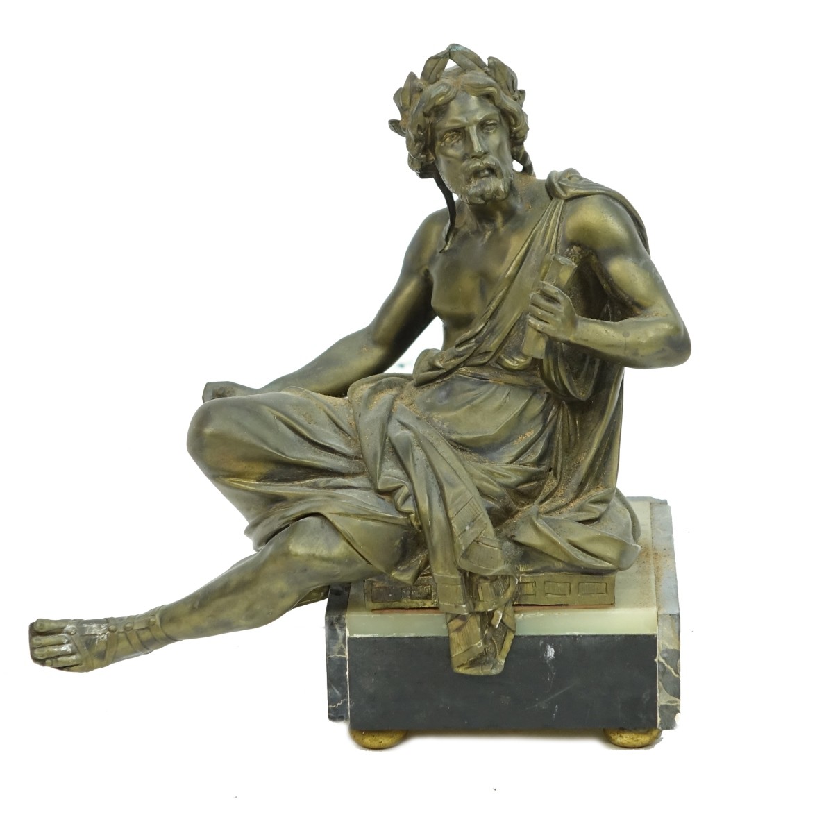 Antique Neoclassical Style Bronze Sculpture