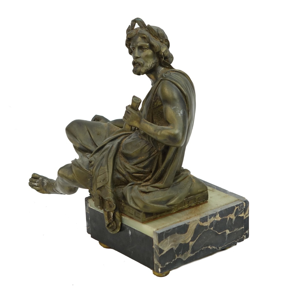 Antique Neoclassical Style Bronze Sculpture