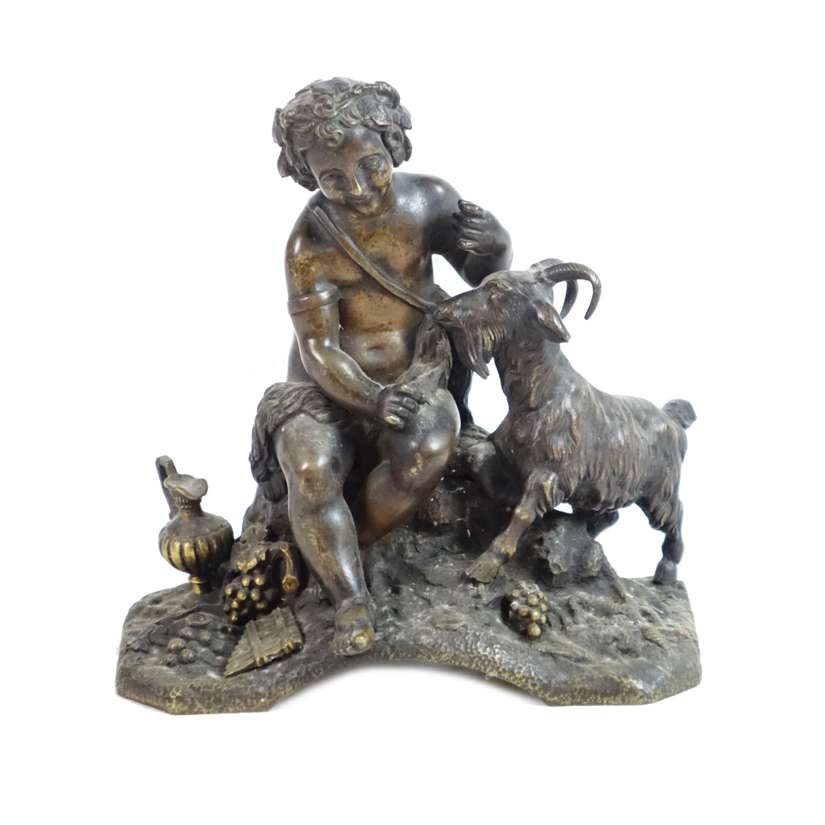 Antique Bronze Neoclassical Style Bronze Sculpture