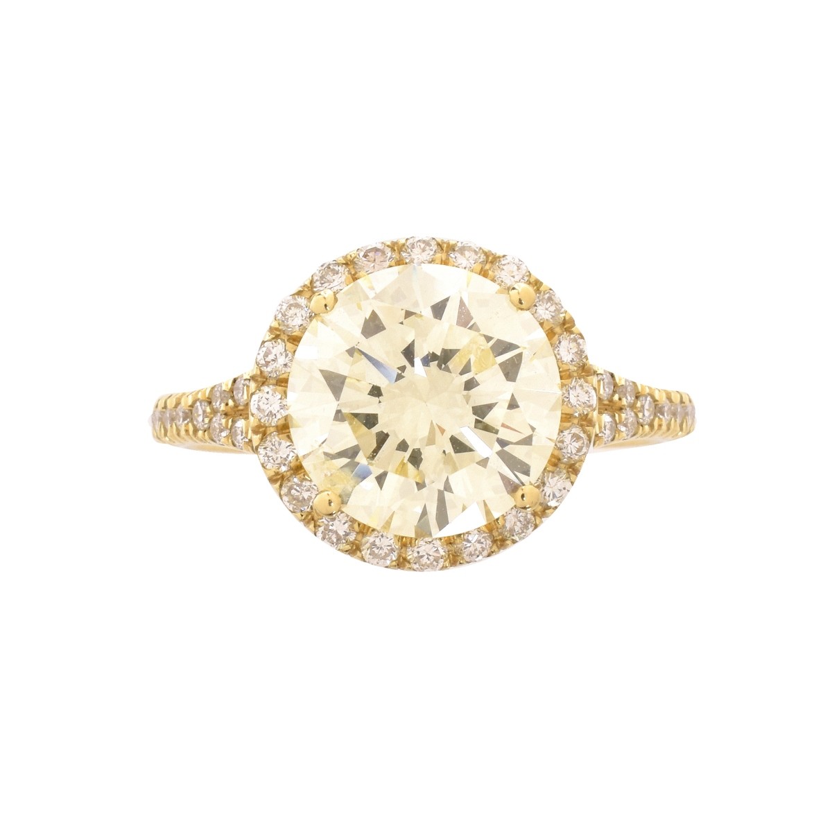 AIG Diamond and 14K Engagement Ring