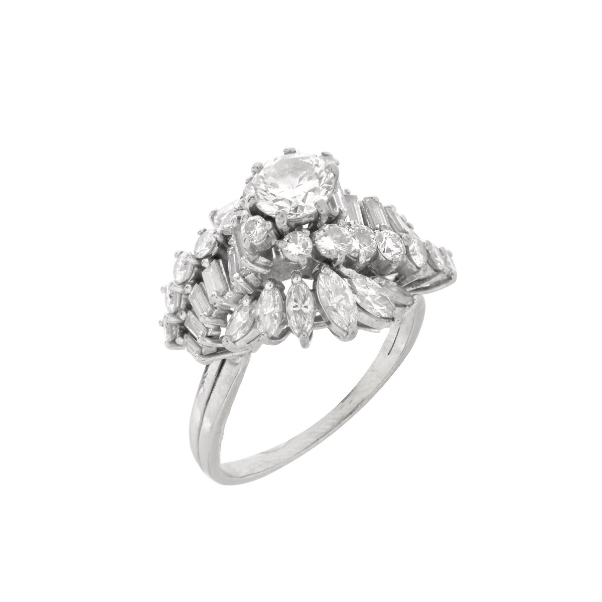 Diamond and 18K Ring