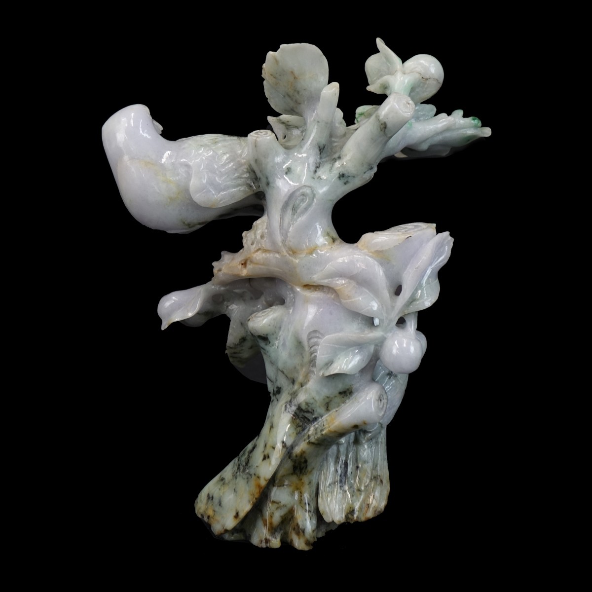 Chinese Jade Carved Bird Group