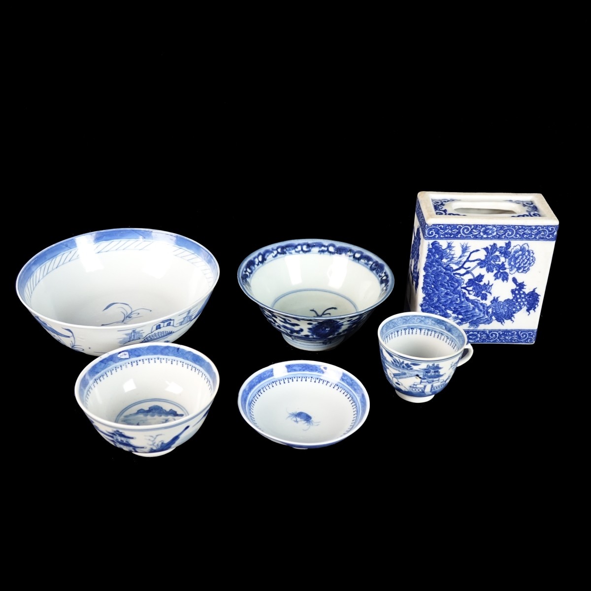 Six (6) 20th C. Chinese Tableware