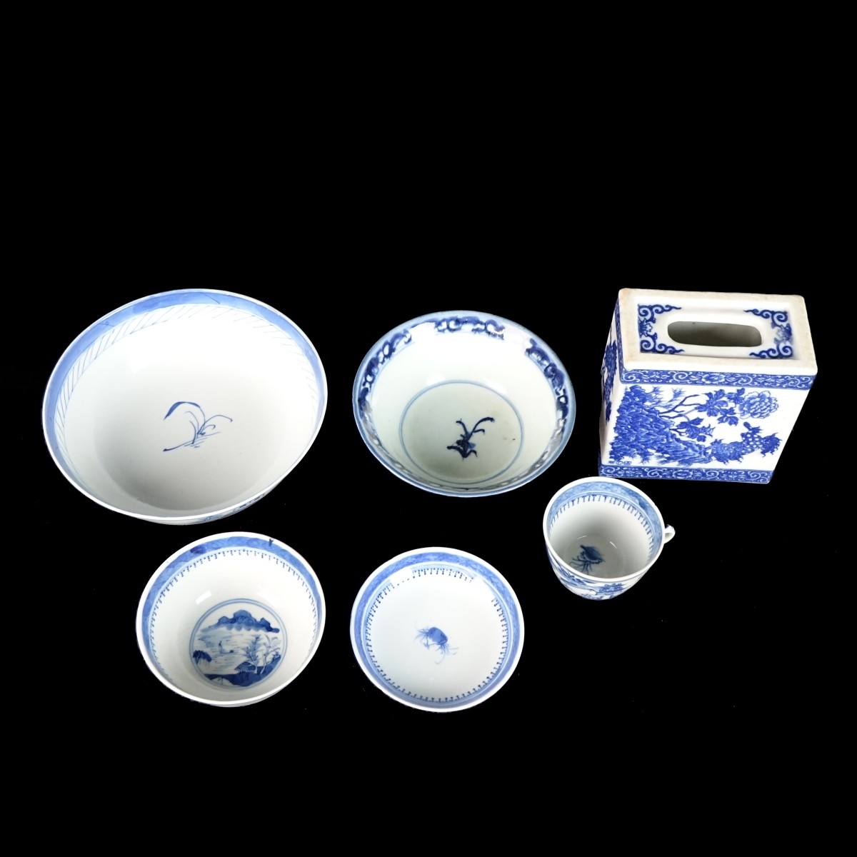 Six (6) 20th C. Chinese Tableware