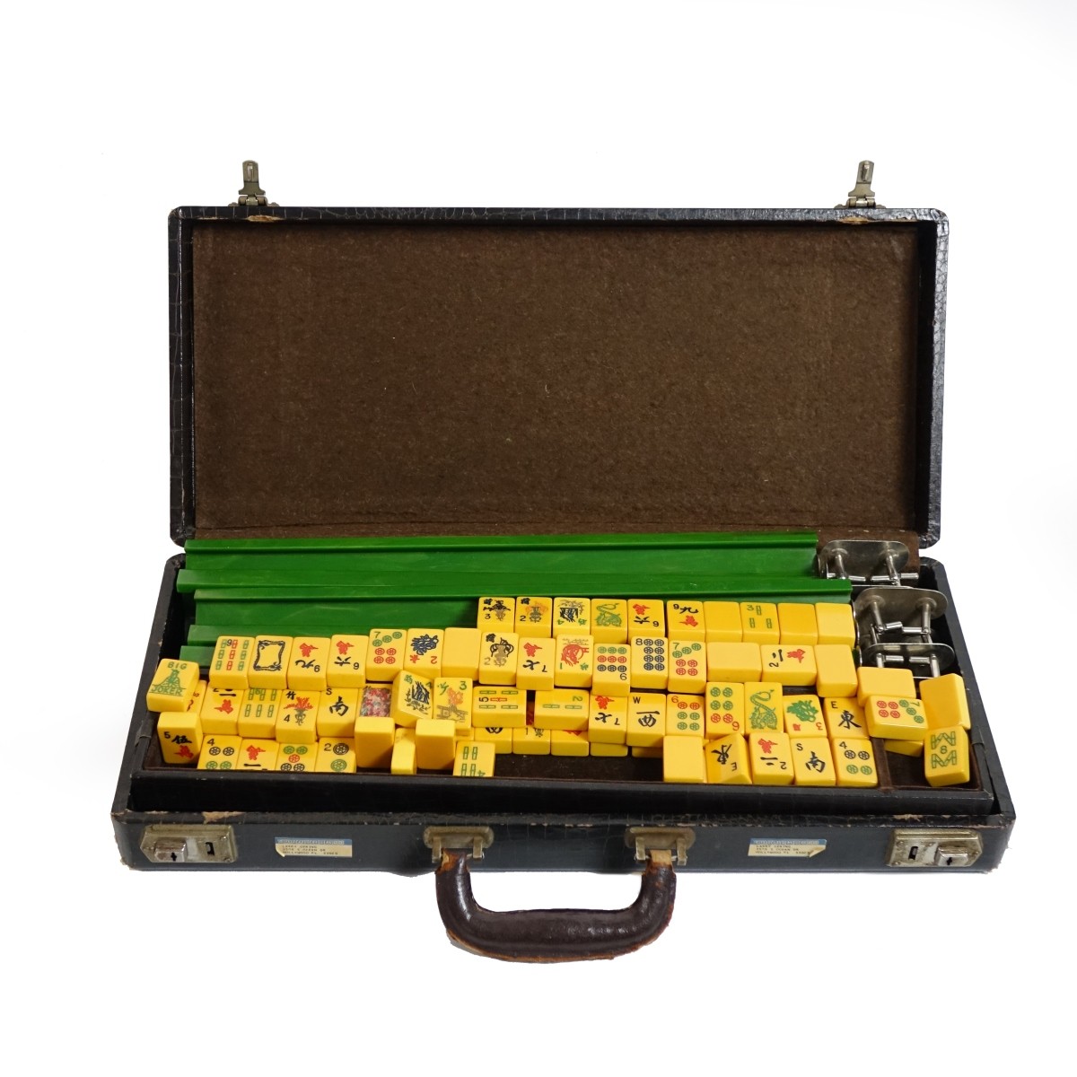 Vintage Chinese Bakelite Mahjong Set