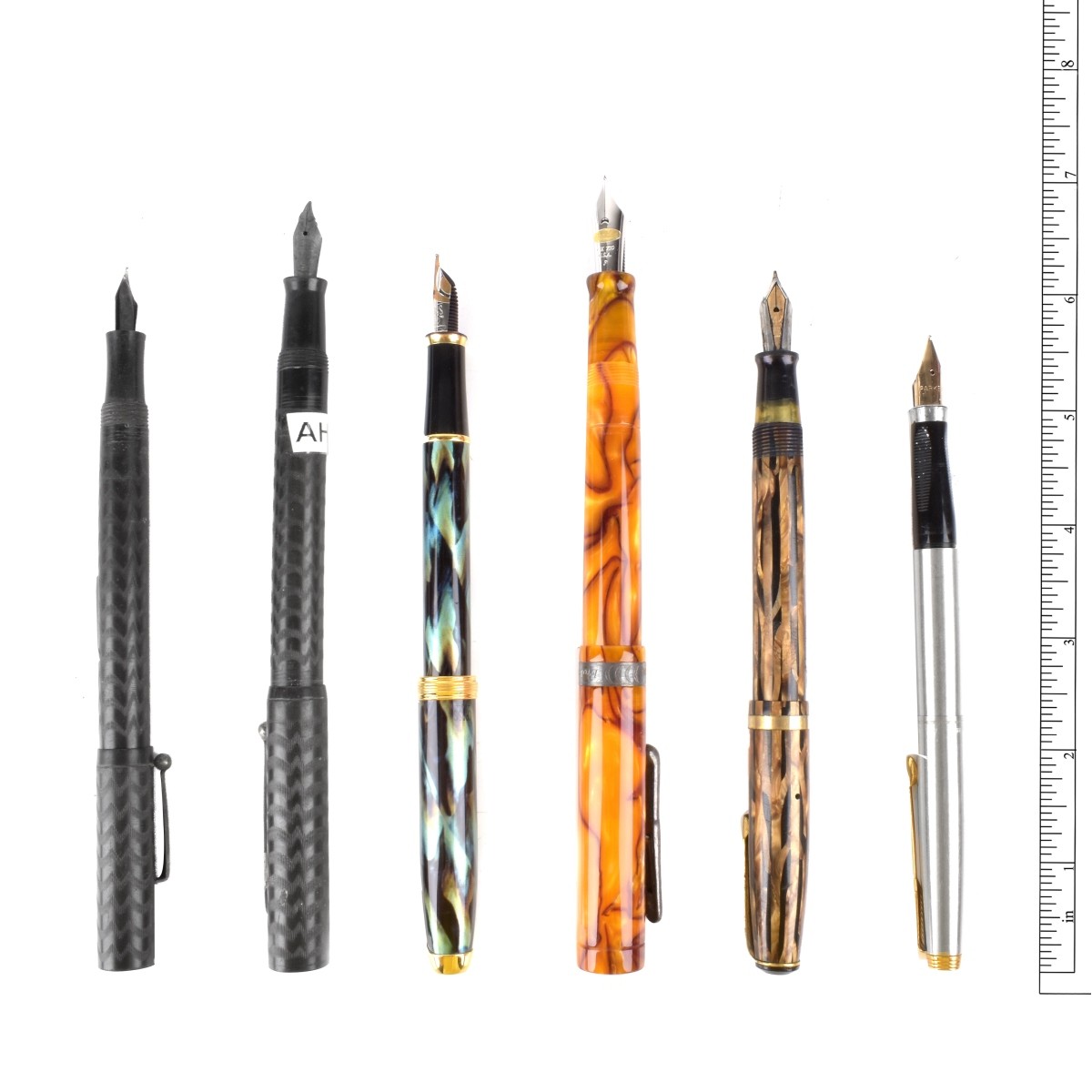 Six Fountain Pens