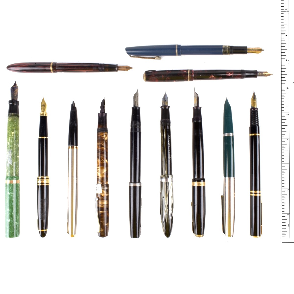 Twelve Vintage Fountain Pens