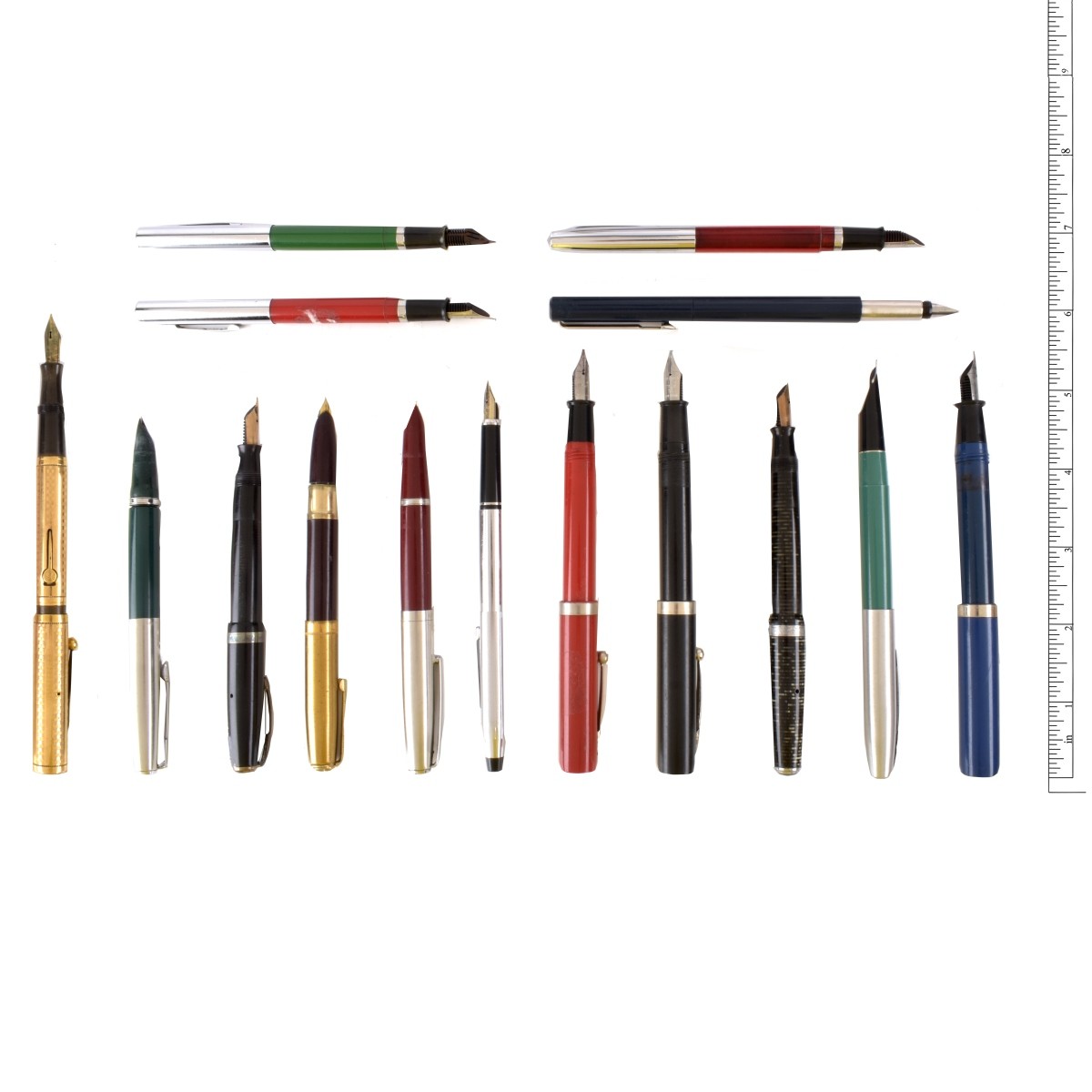 Fifteen Vintage Fountain Pens