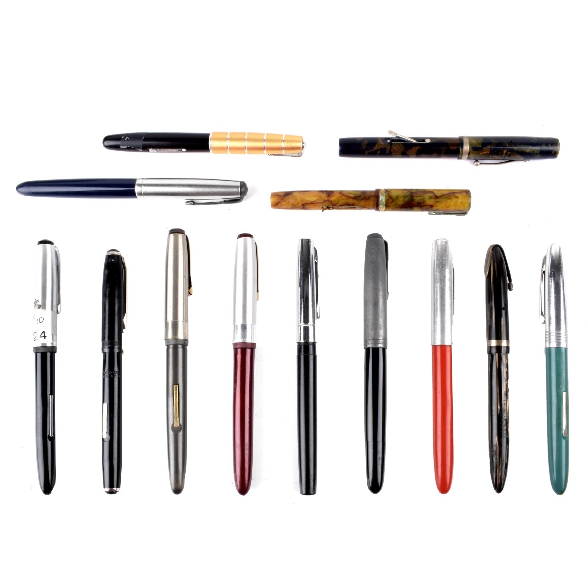 Thirteen Vintage Fountain Pens