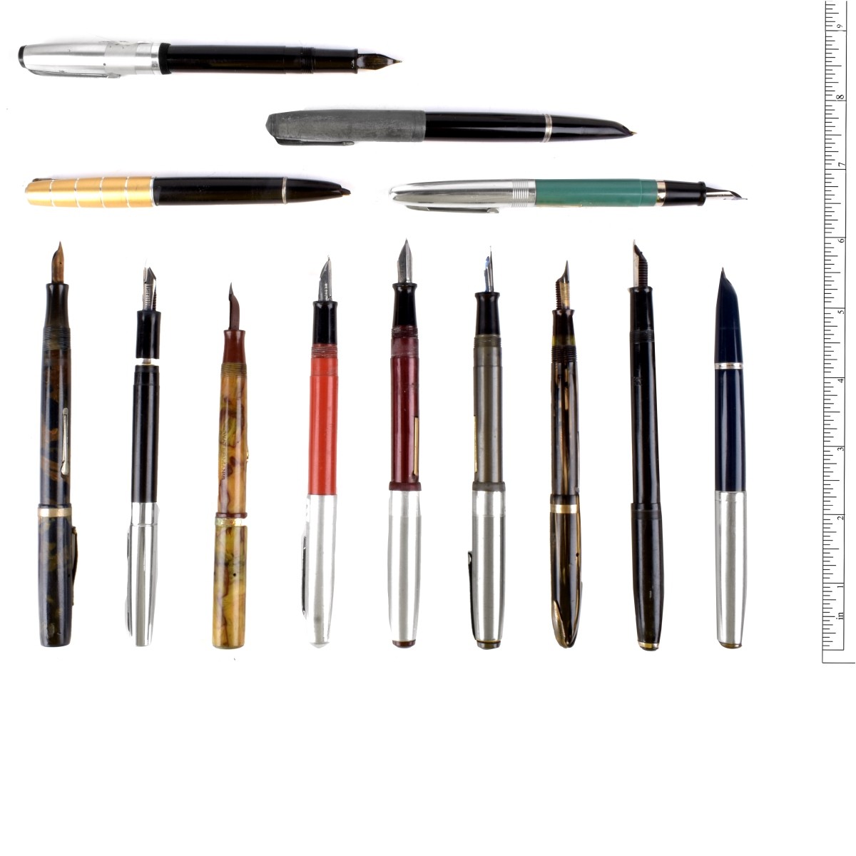 Thirteen Vintage Fountain Pens