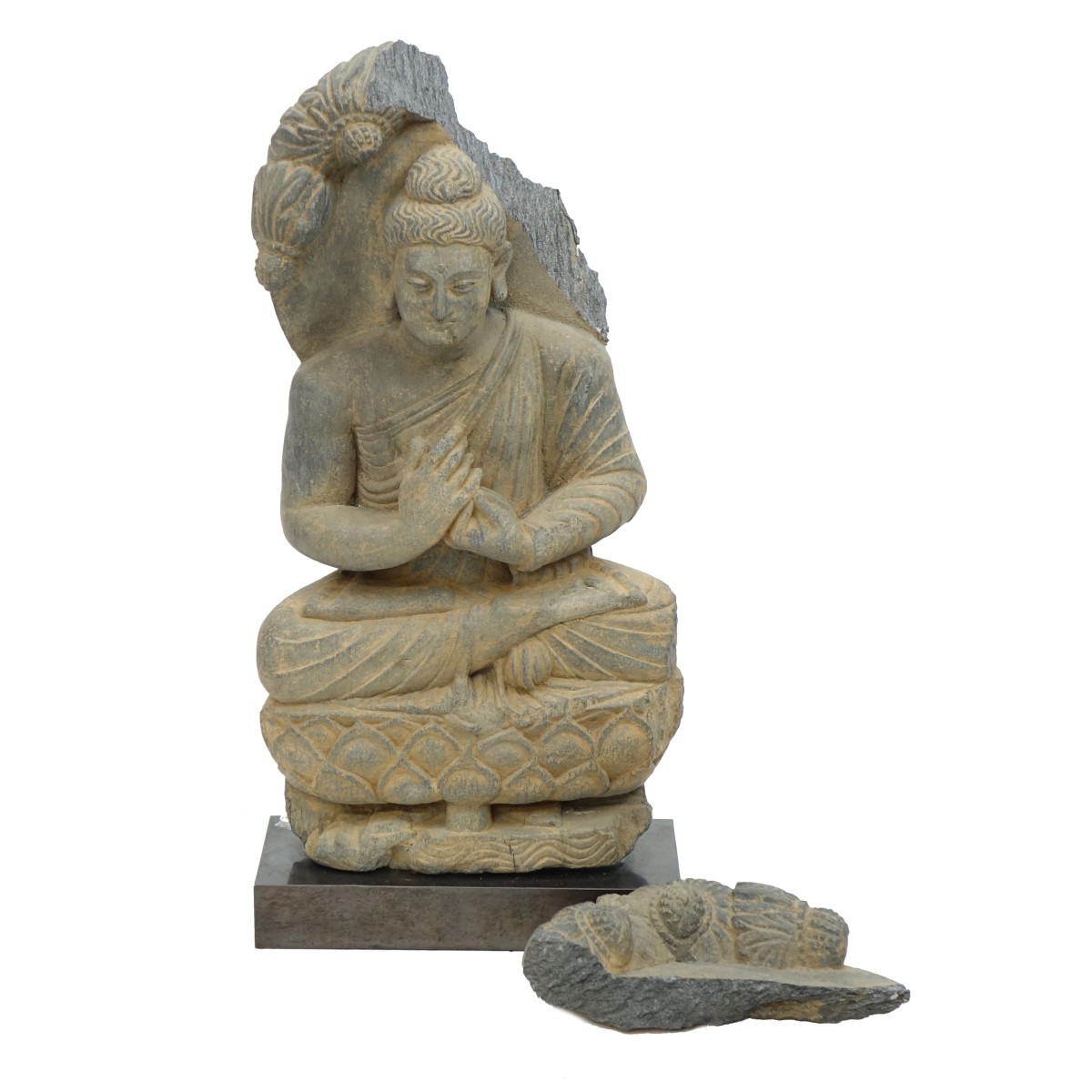 3rd Cent. Ghadaran Stone Buddha Figure