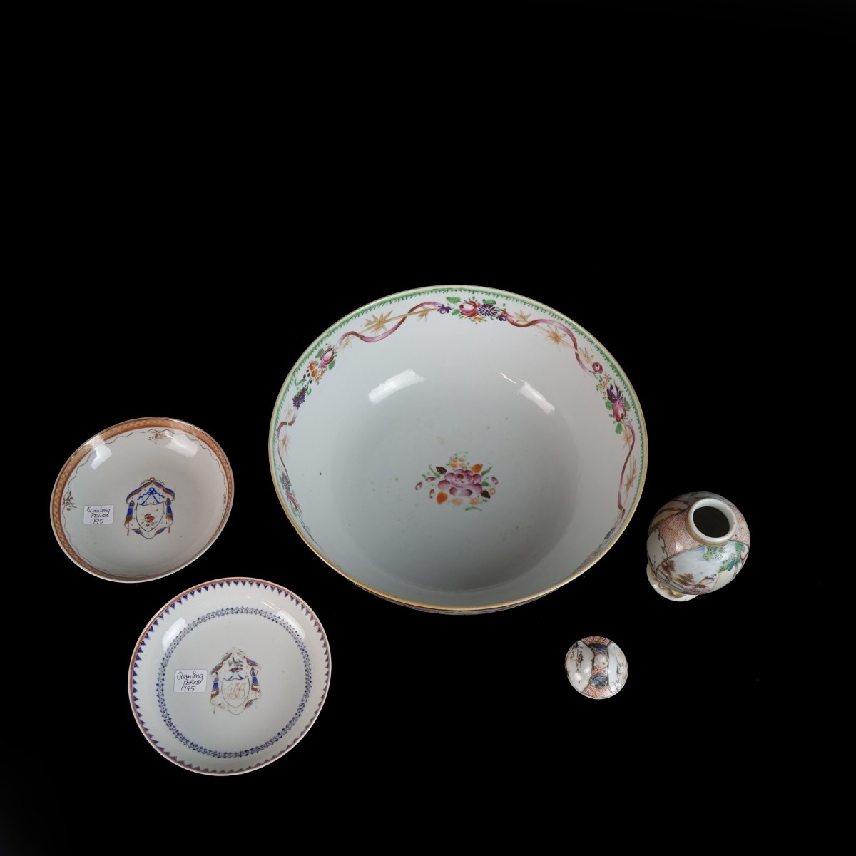 Four (4) Chinese Export Tableware