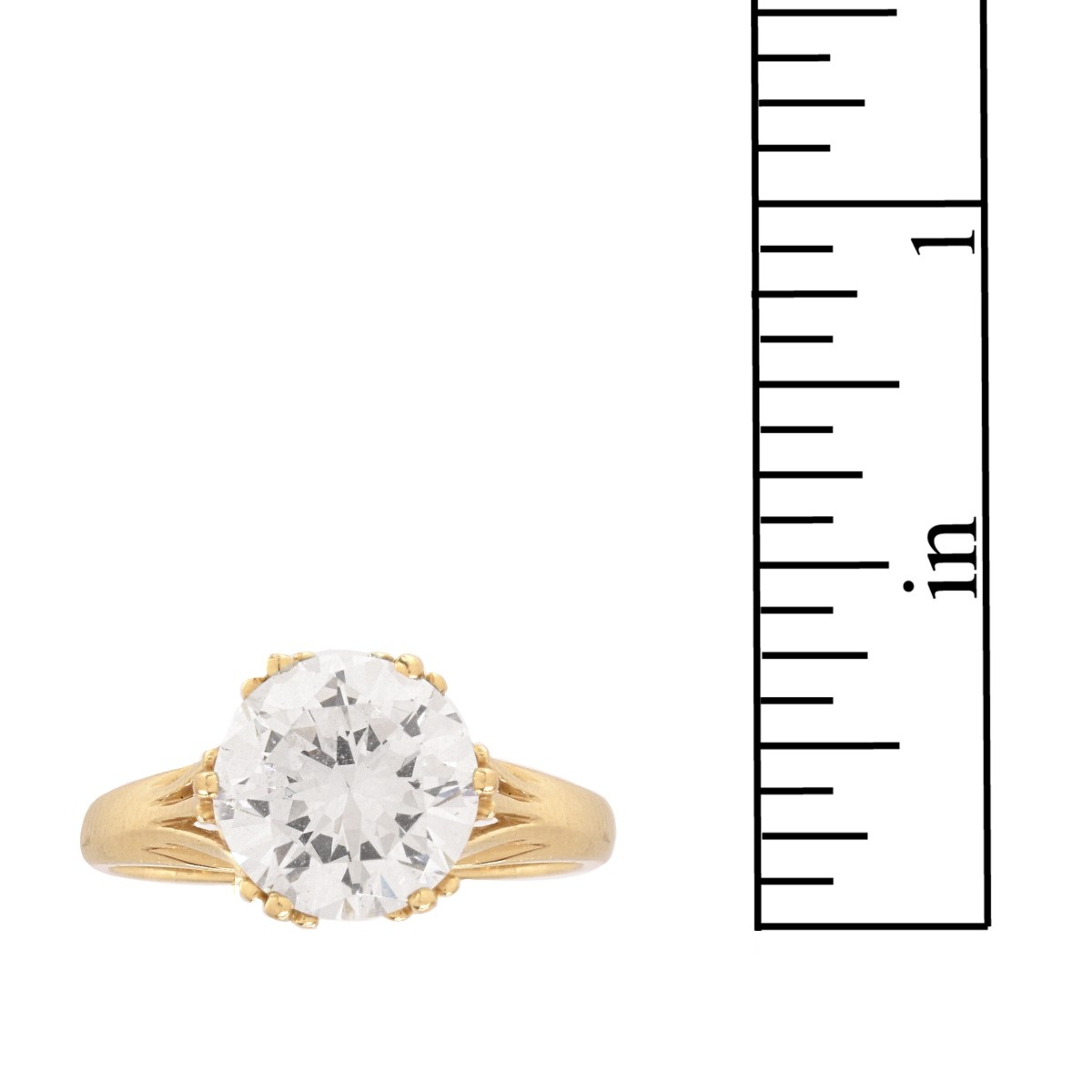 CZ and 14K Ring