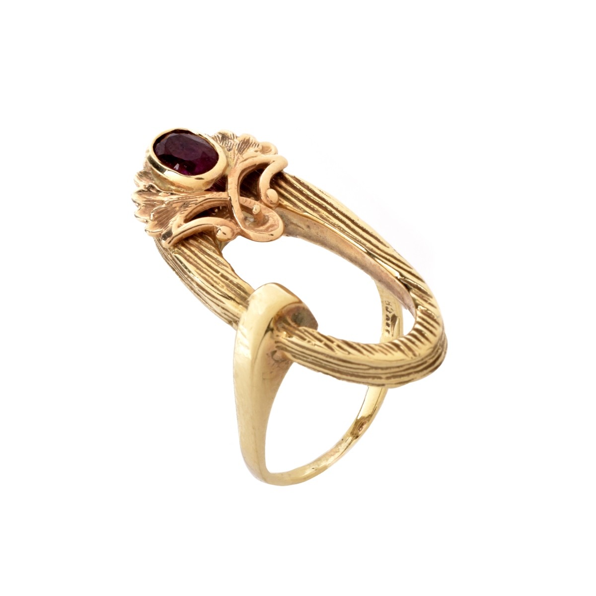 Ruby and 14K Ring