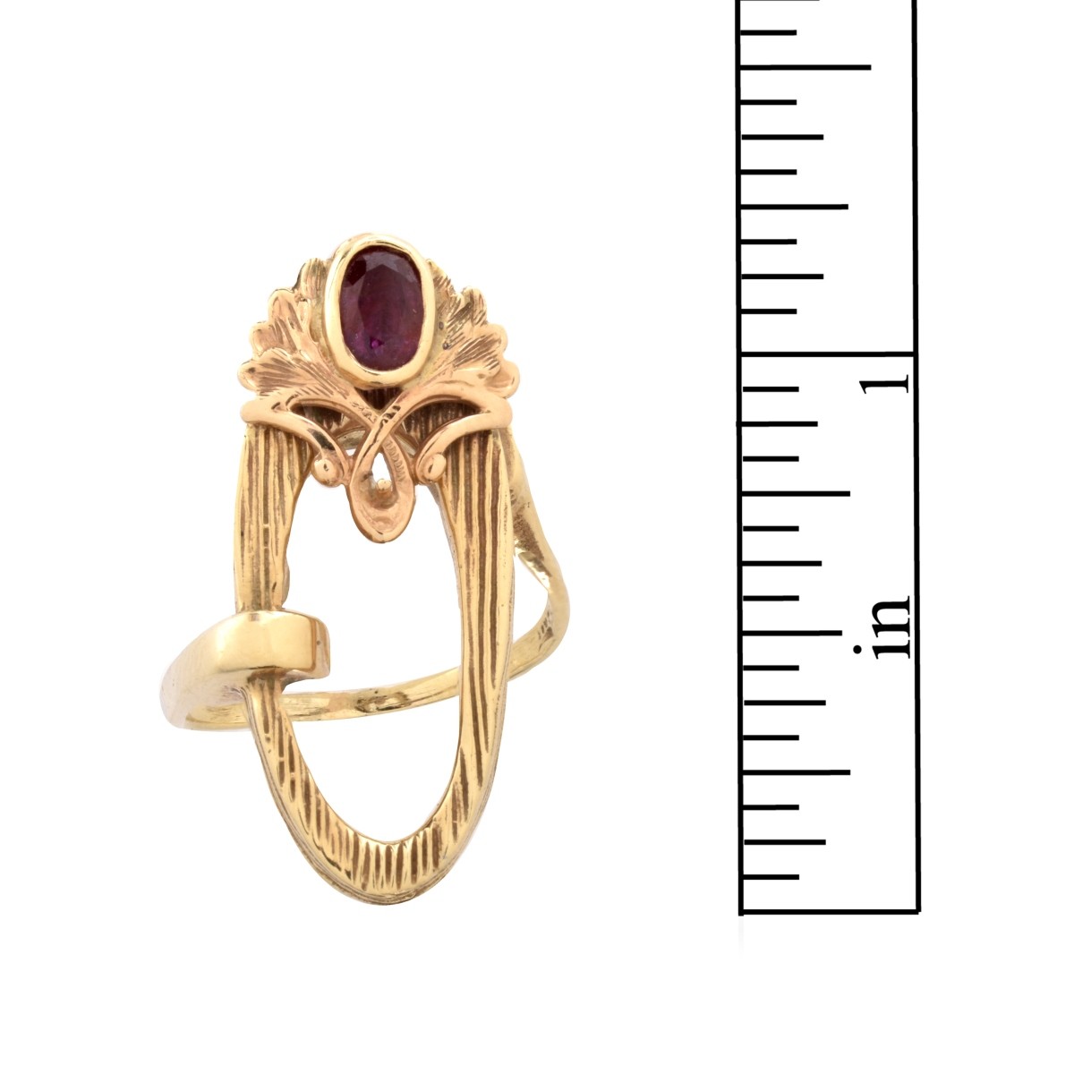 Ruby and 14K Ring