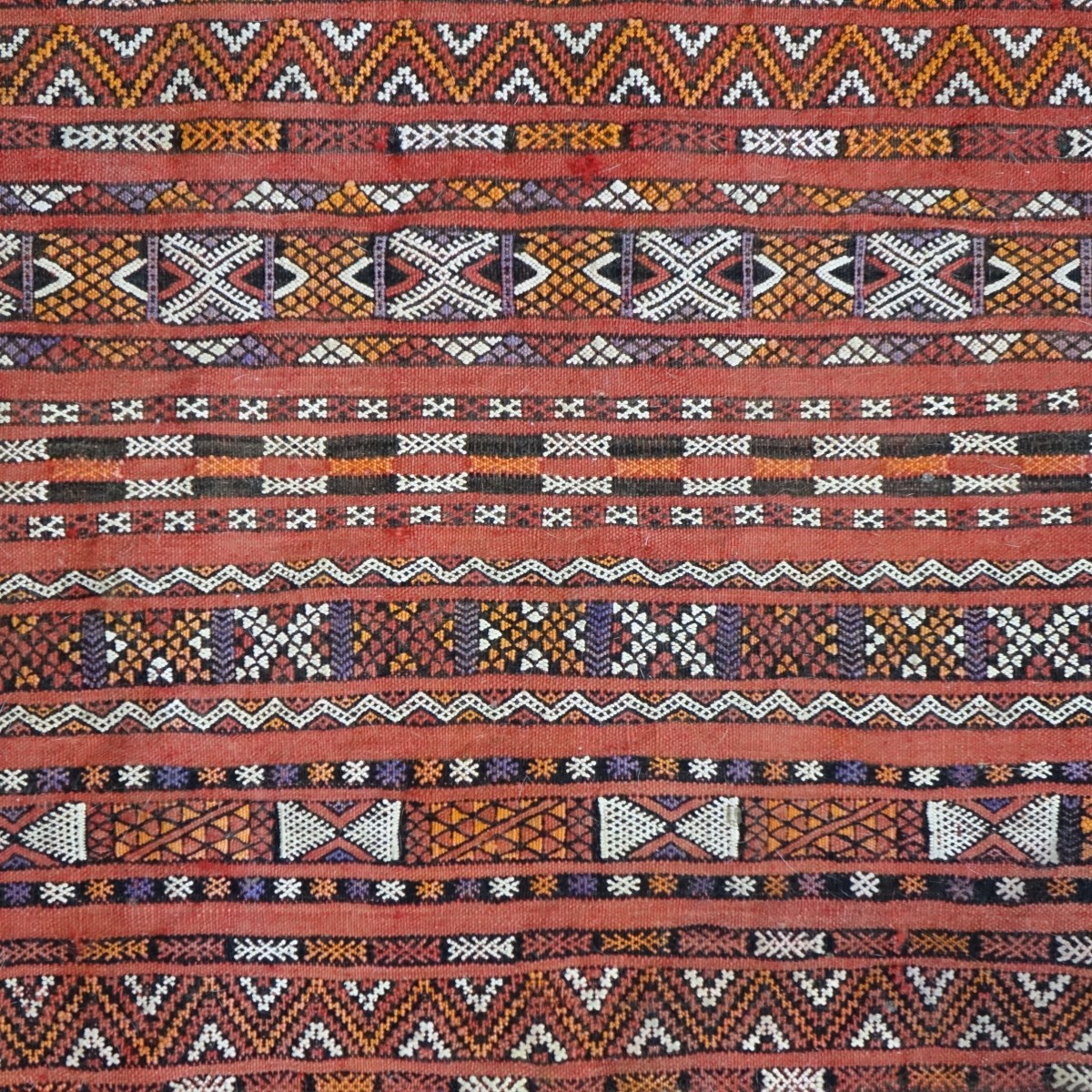 Semi Antique Afghan Rug