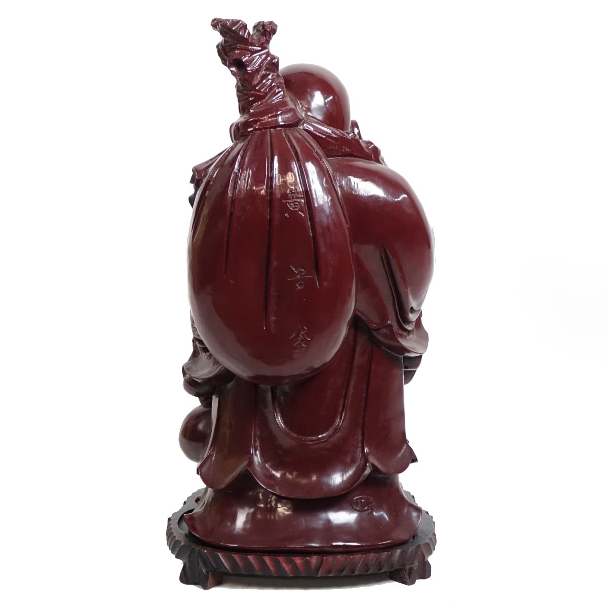 Chinese Carved Lacquered Buddha