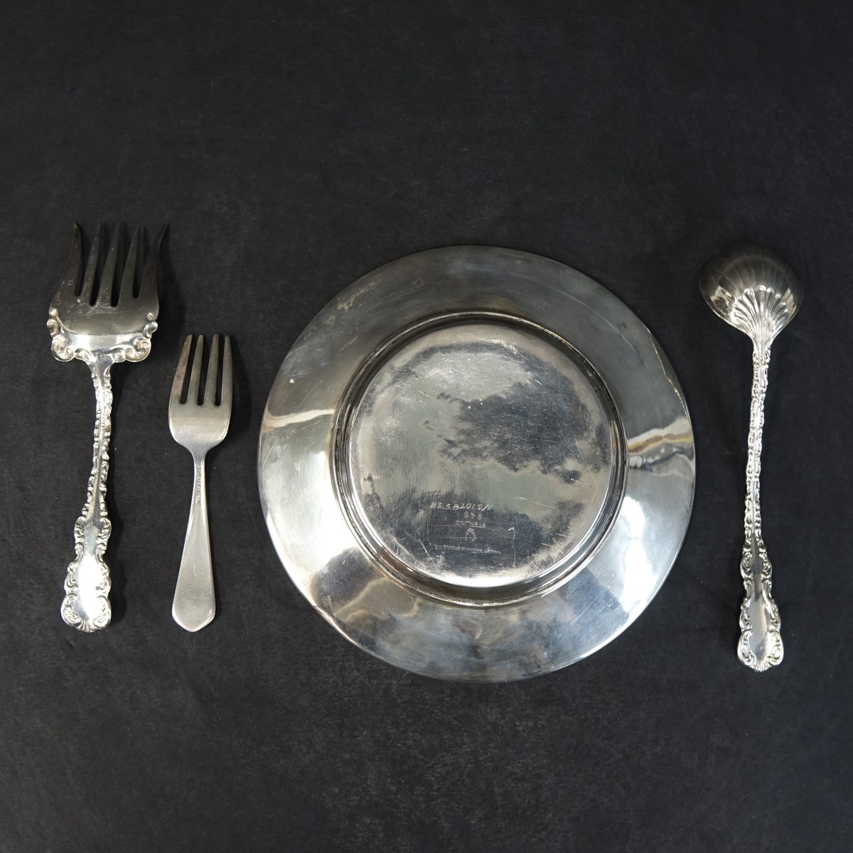 Four (4) Sterling Silver Tableware