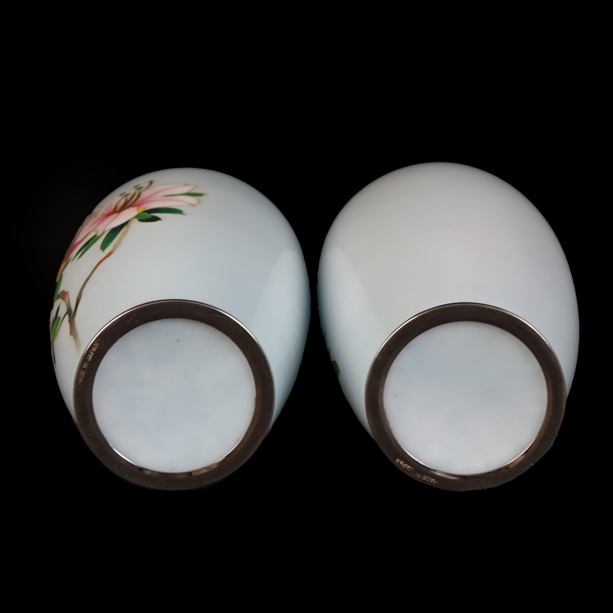 Pair of Japanese Cloisonne Vases