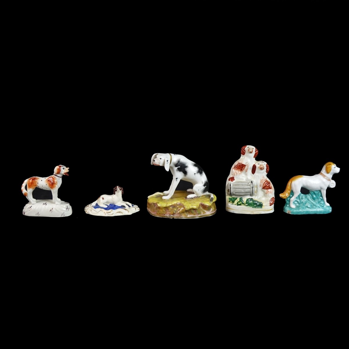 Five (5) Staffordshire Figurines