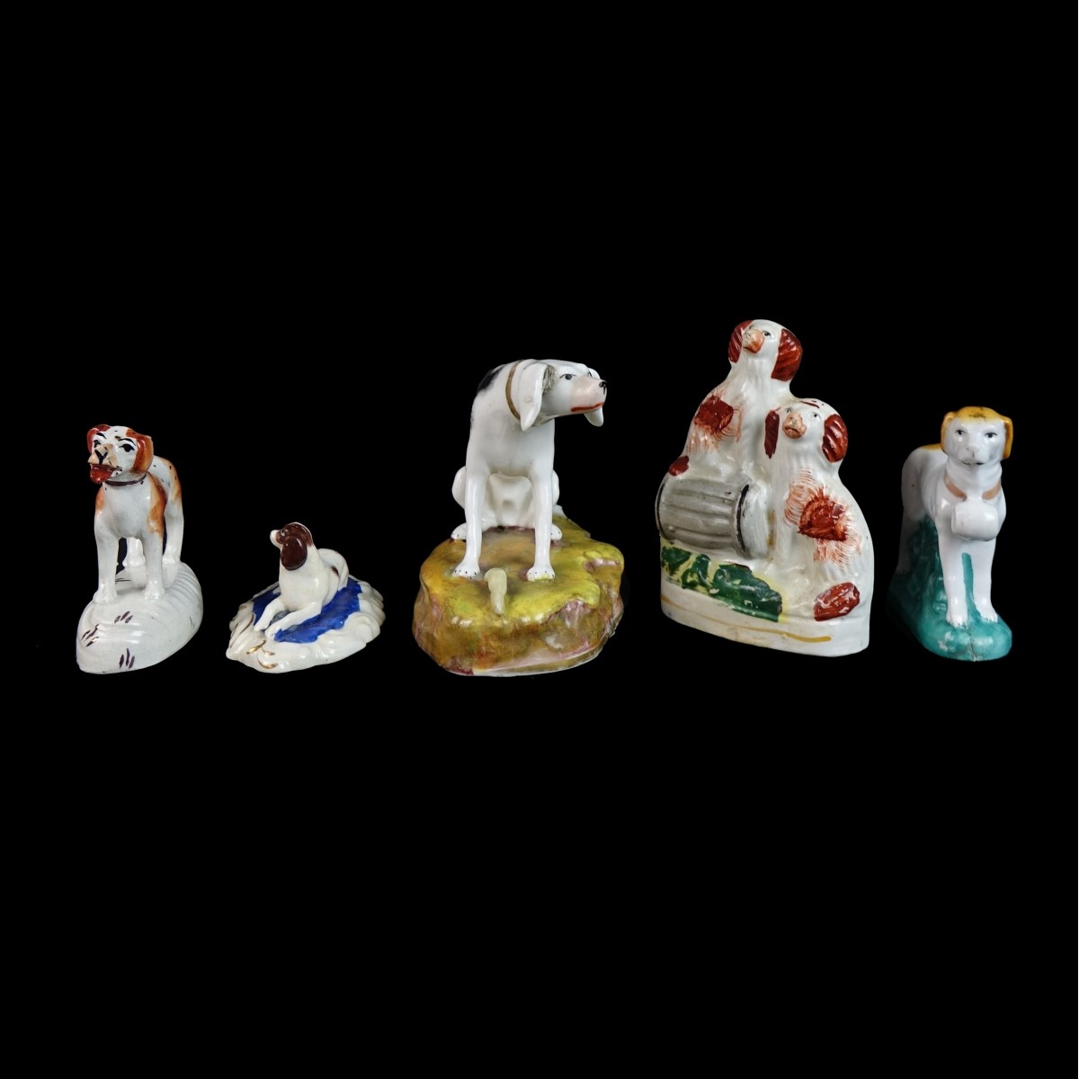 Five (5) Staffordshire Figurines