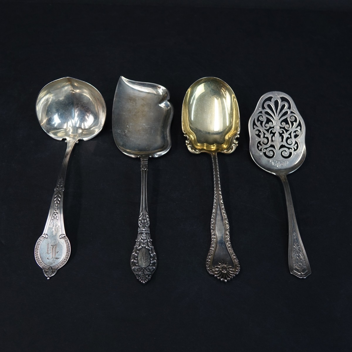 Four (4) Vintage Sterling Silver Tableware