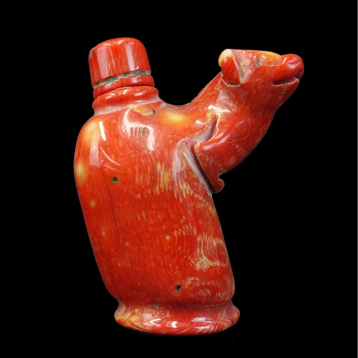 Chinese Red Coral Snuff Bottle