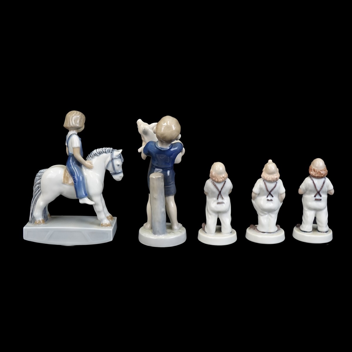 Five (5) Royal Copenhagen and B&G Figurines